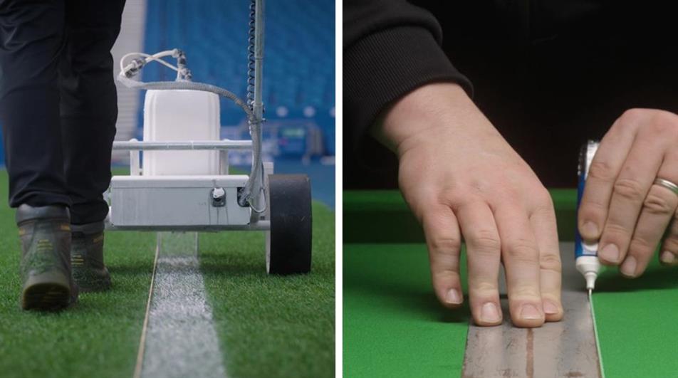 Sports surface and snooker table